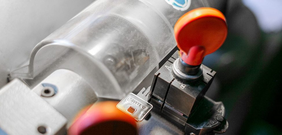 Sleutelmachine Die Een Kopie Van Een Sleutel Maakt